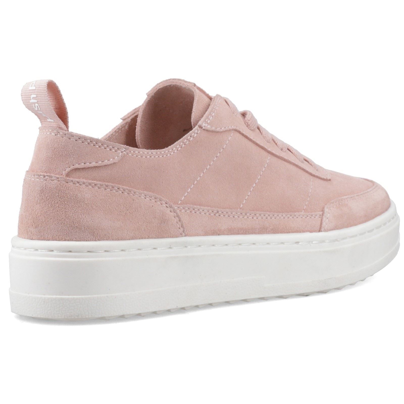 Hush Puppies Nesta Baskets Roses En Cuir Pour Femmes