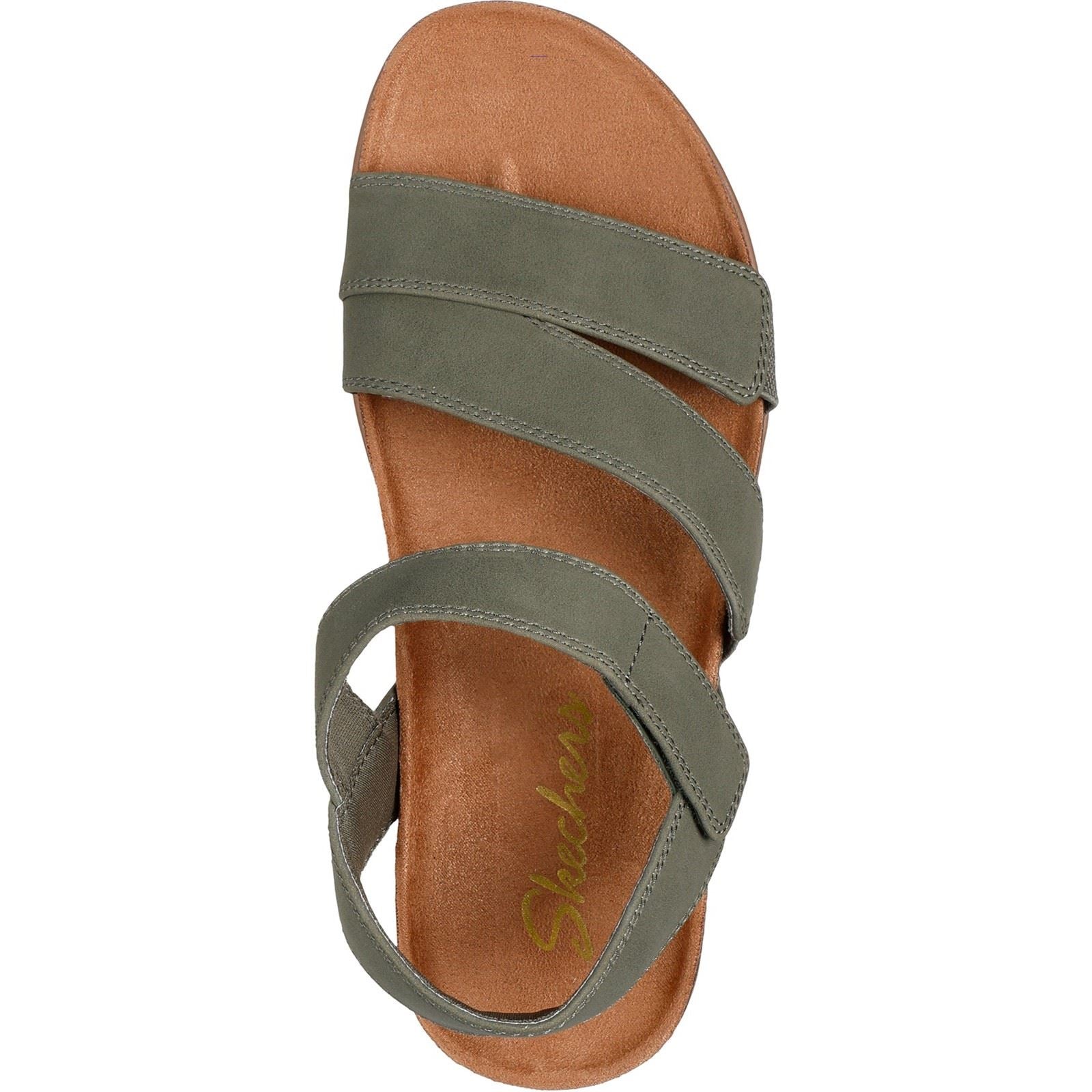 Skechers Lifted Comfort Sandales En Polyuréthane Pour Femmes Olive