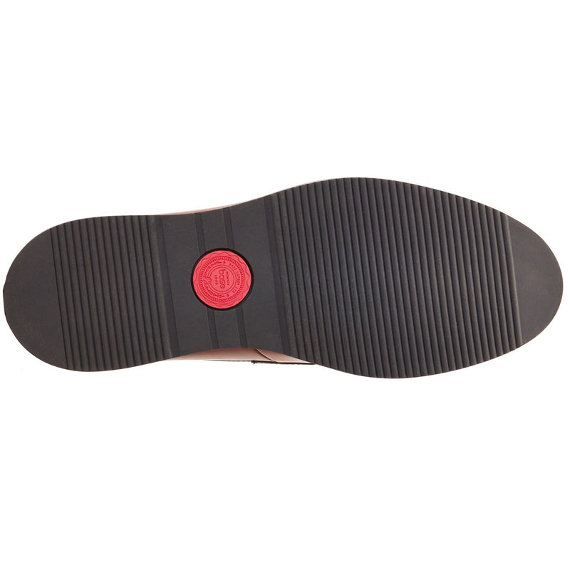 Base London Sid Mocassins Pour Hommes En Cuir Couleur Fauve