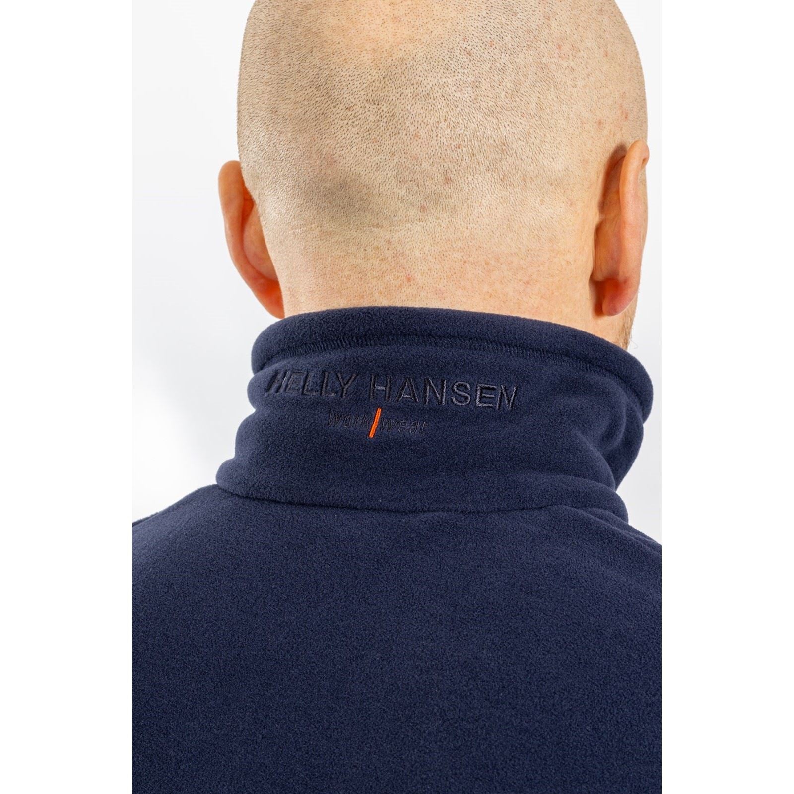 Helly Hansen Workwear Oxford Veste En Polaire Bleue Pour Homme