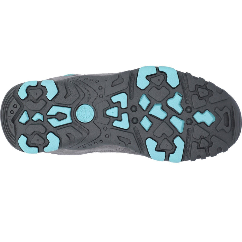 Hi-Tec Quadra II Femmes Suédoises Bottes De Randonnée Gris/menthe