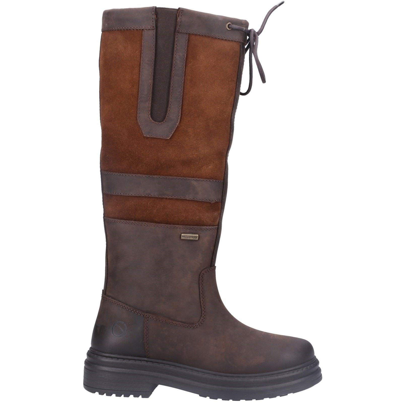 Cotswold Broadway Bottes En Cuir Marron Pour Femmes