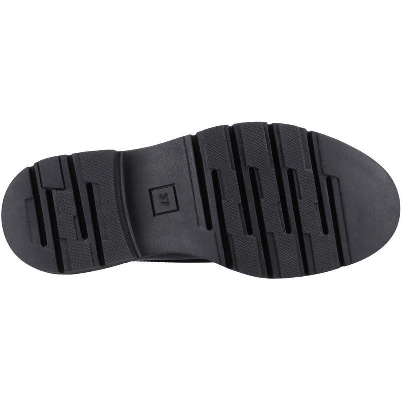 Hush Puppies Reece Mocassins Noirs En Cuir Pour Femmes