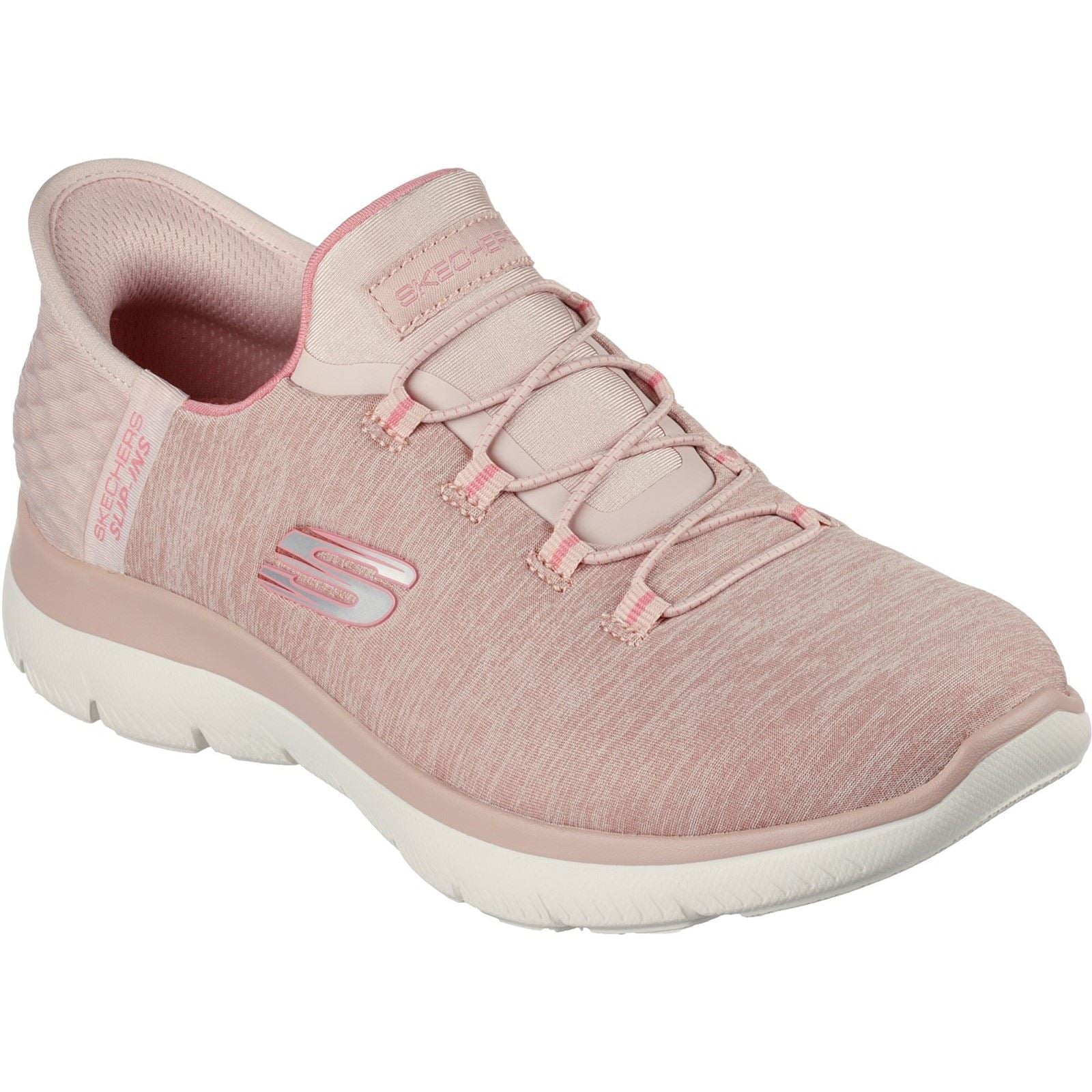 Skechers Summits Dazzling Haze Sneakers En Textile Pour Femme, Couleur Rose