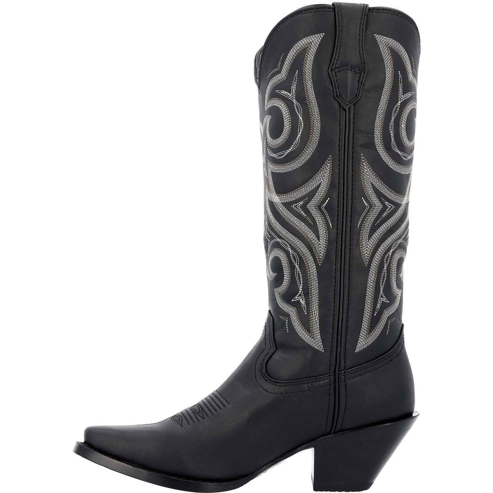Durango Crush Bottes Femme Noires En Similicuir