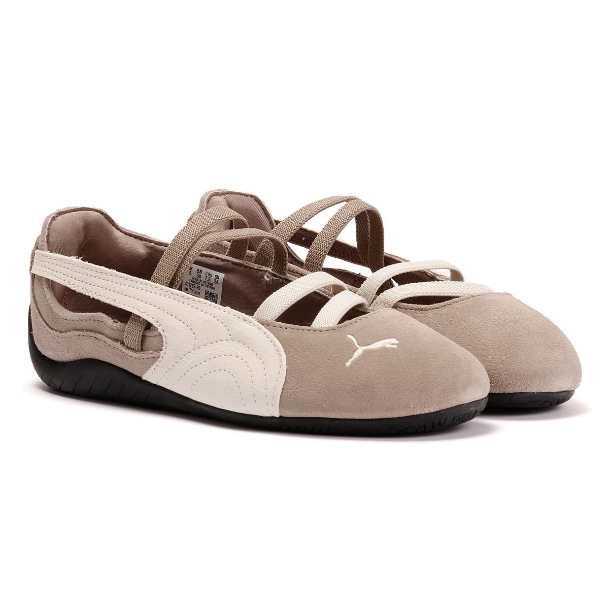 Puma Speedcat Ballet SD Chaussures Grises Pour Femmes En Suède