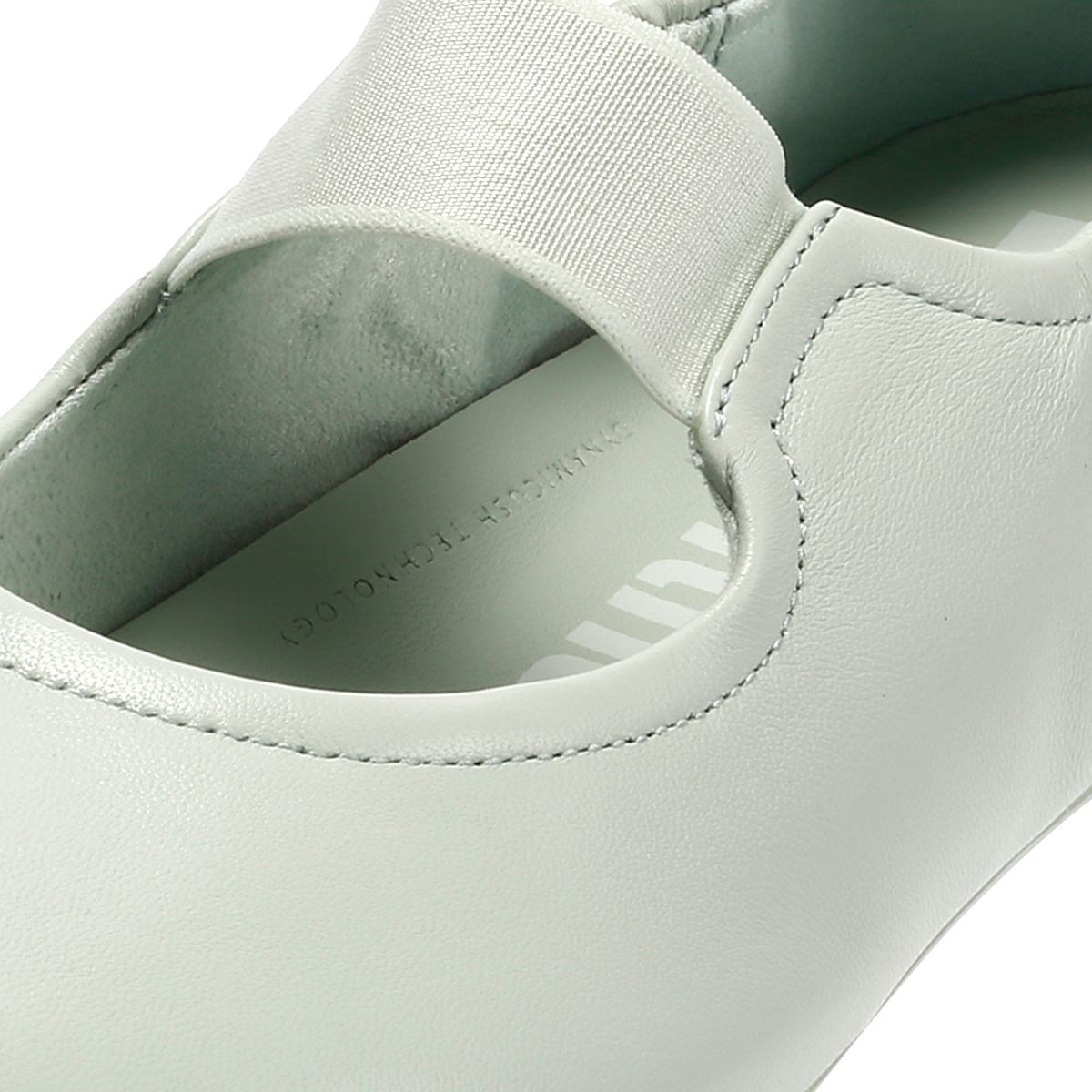 FitFlop X Pantone Delicato Mary Jane Chaussures En Cuir Vertes Pour Femmes