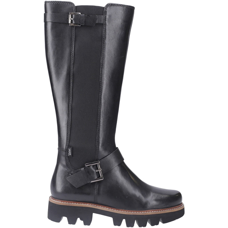 Pod Aleena Bottes Noires Pour Femmes En Simili Cuir