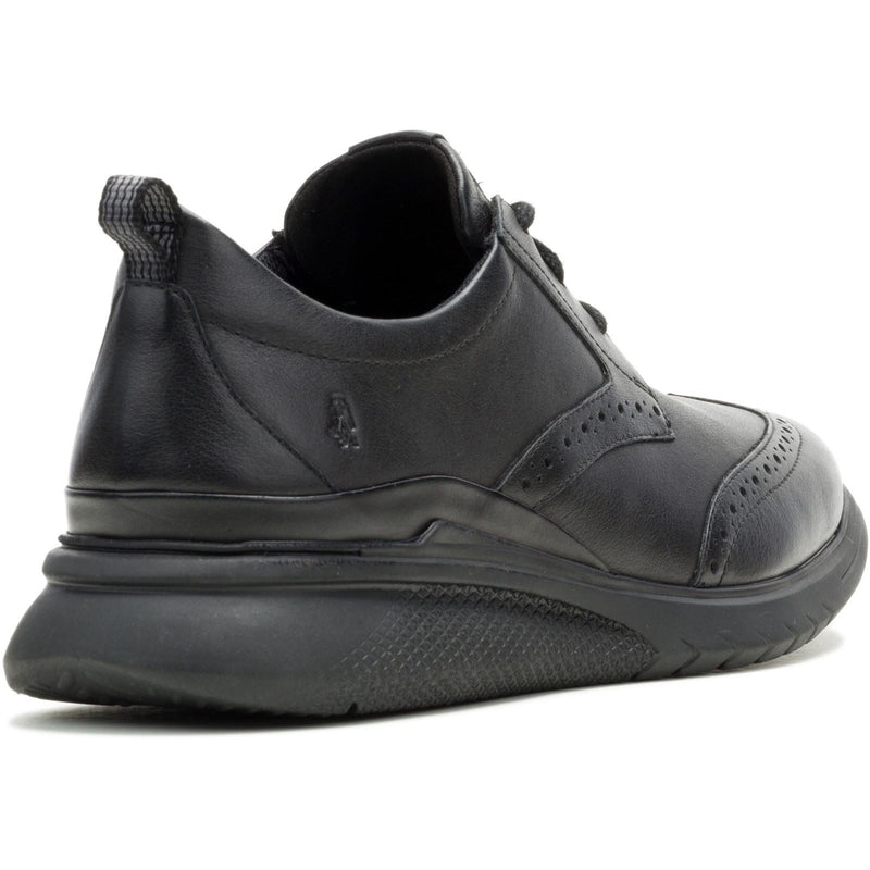 Hush Puppies Advance Chaussures À Lacets Noires/noires Pour Hommes En Cuir