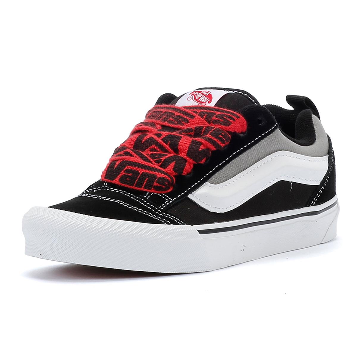 Vans Knu Skool Baskets En Daim Noir/Gris
