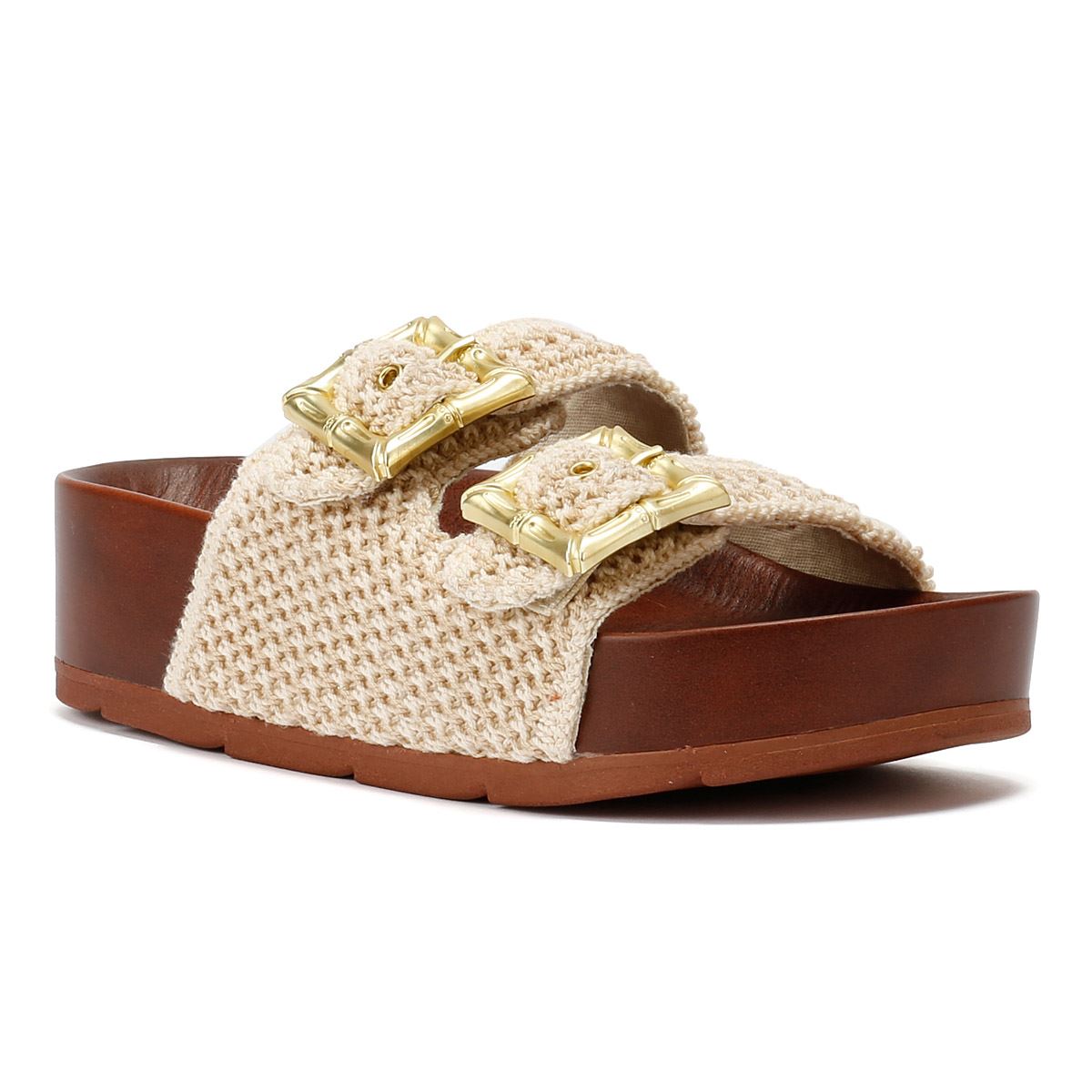 Desert Fleur Super Sandales Beige Pour Femmes