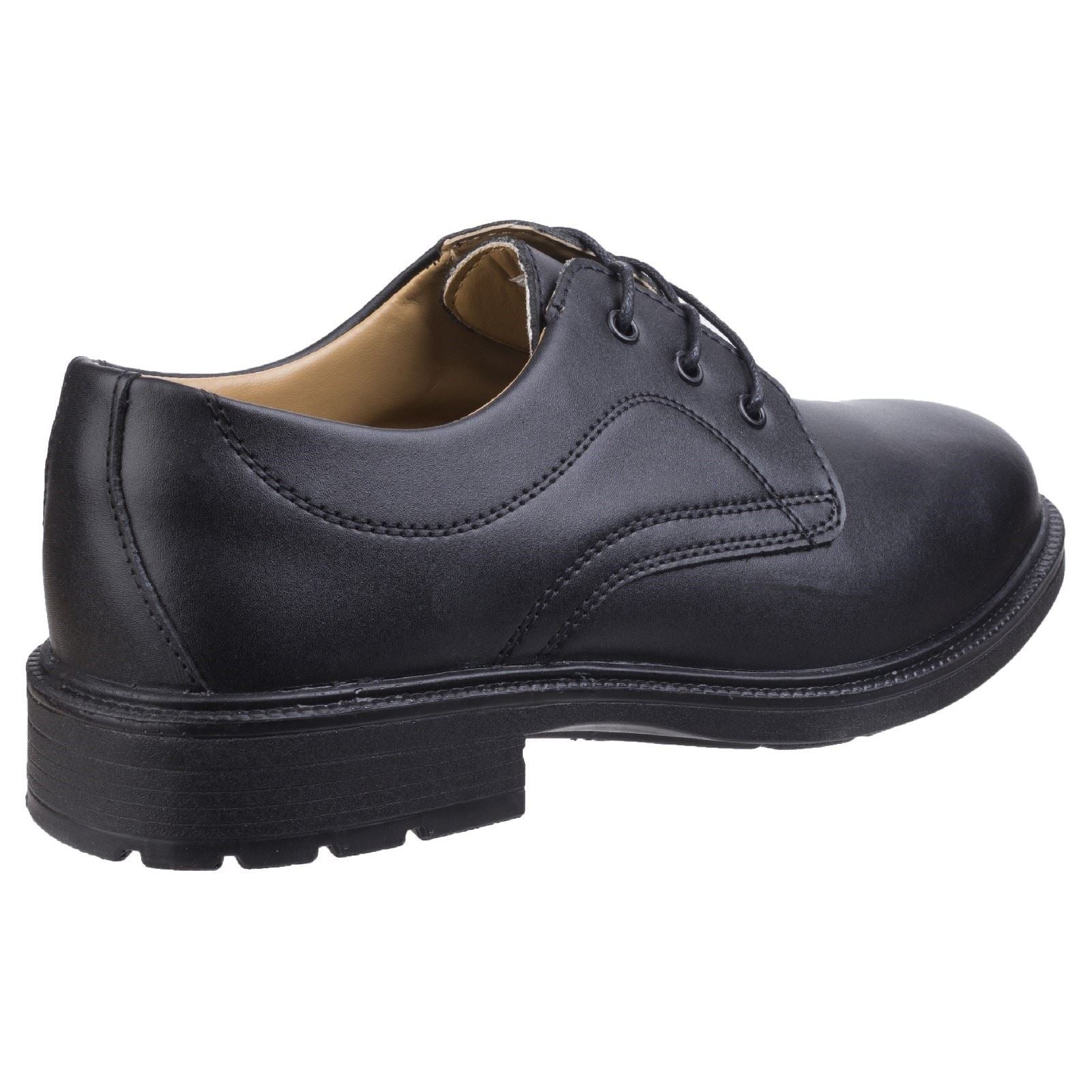 Amblers Safety  Chaussures De Sécurité Noires En Cuir Fs45