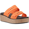 Crocs Brooklyn Buckle Sandales Compensées Topaz Pour Femmes