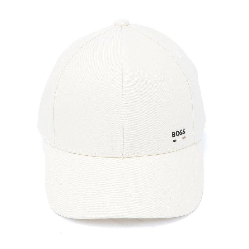 Boss Zed Stripe Casquettes Beige En Coton Pour Hommes