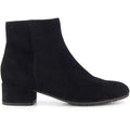 Dune Pippie Bottes Noires À Talons En Cuir Pour Femme