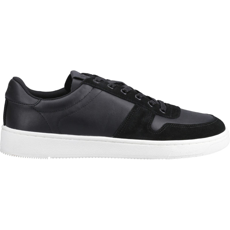 TOMS TRVL Lite Court Baskets Noires En Cuir Pour Hommes