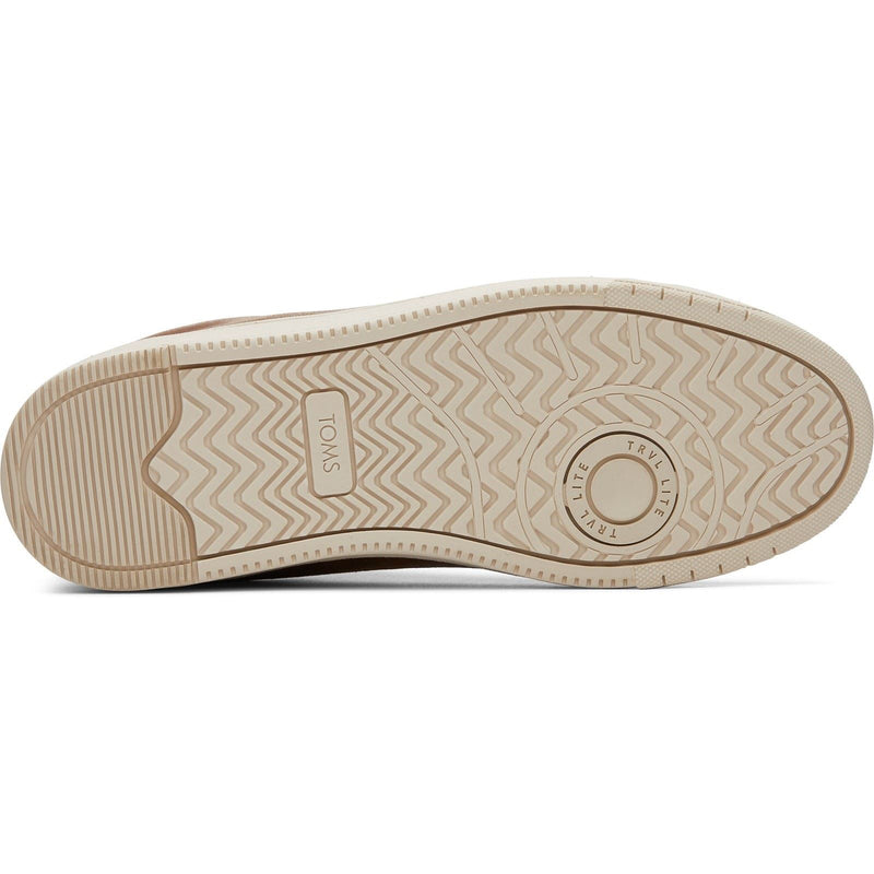 TOMS TRVL Lite 2.0 Baskets En Cuir Pour Hommes Couleur Beige