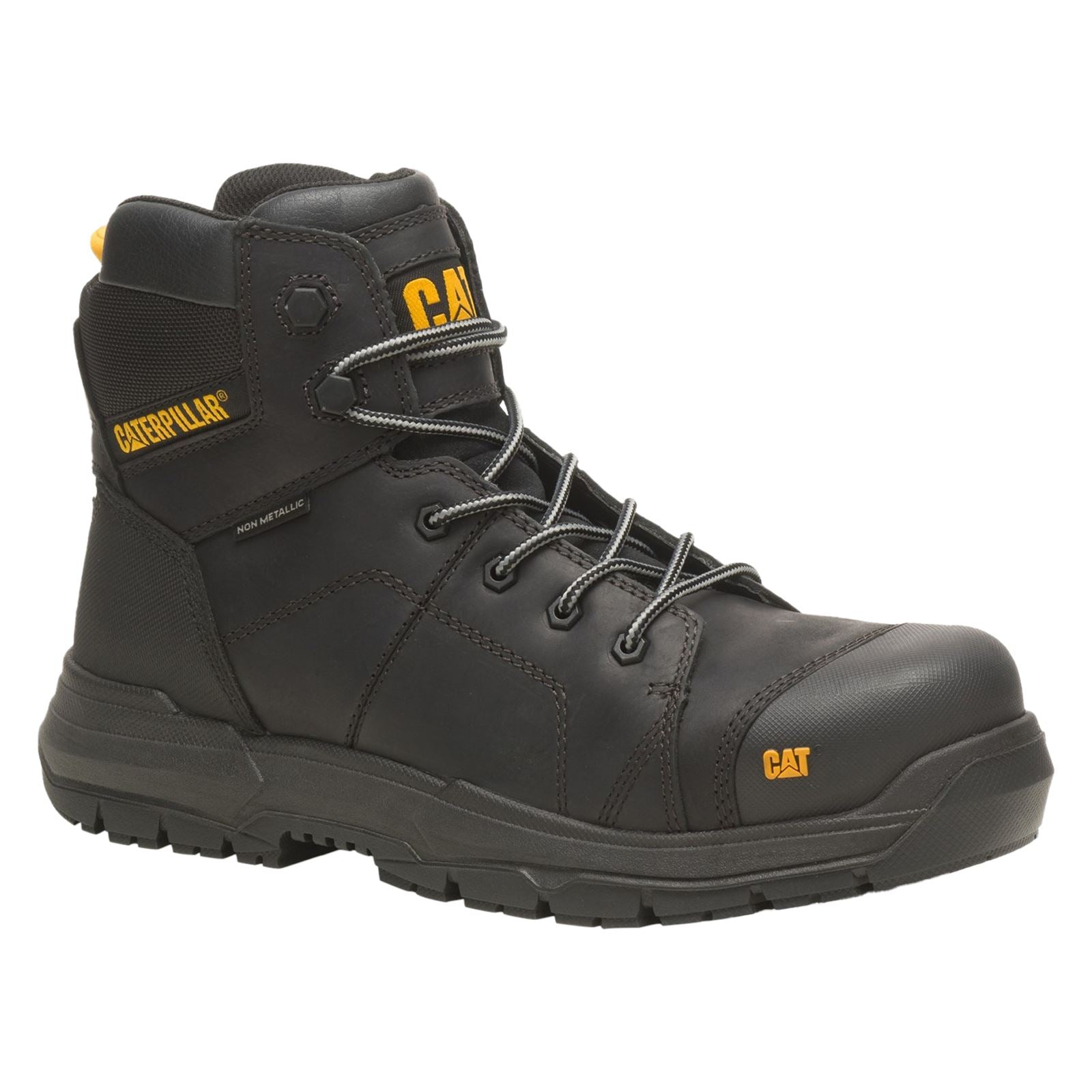 Caterpillar Bottes De Sécurité En Cuir Noir Crossrail 2.0