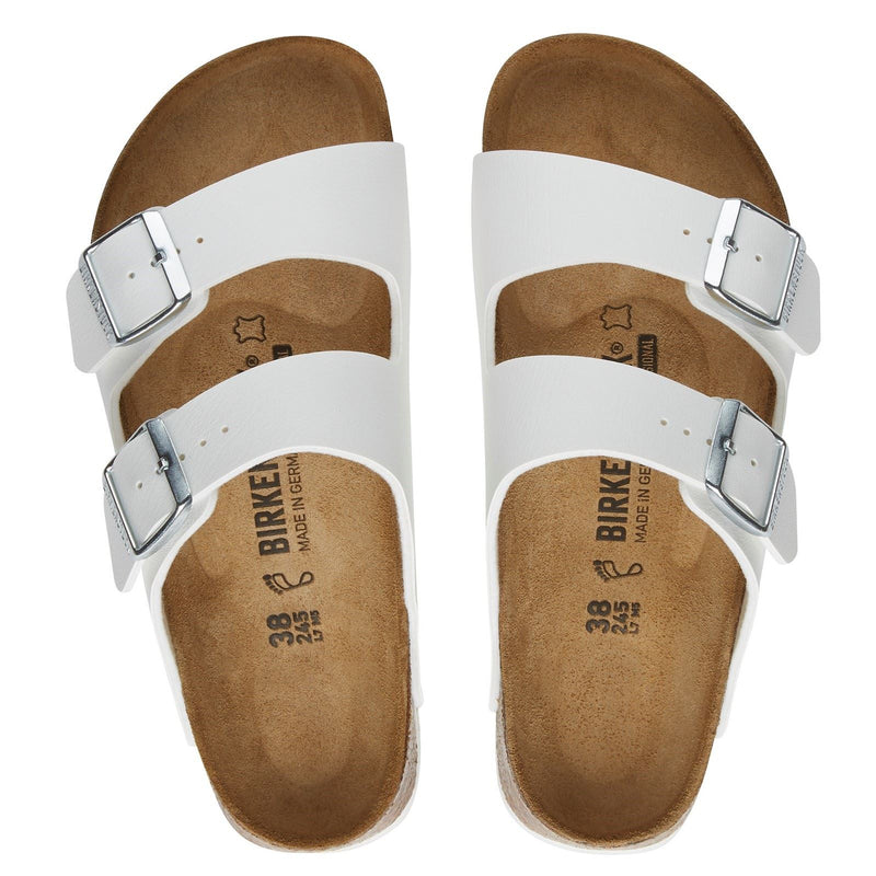 Birkenstock Arizona Sandales Blanches Pour Femmes