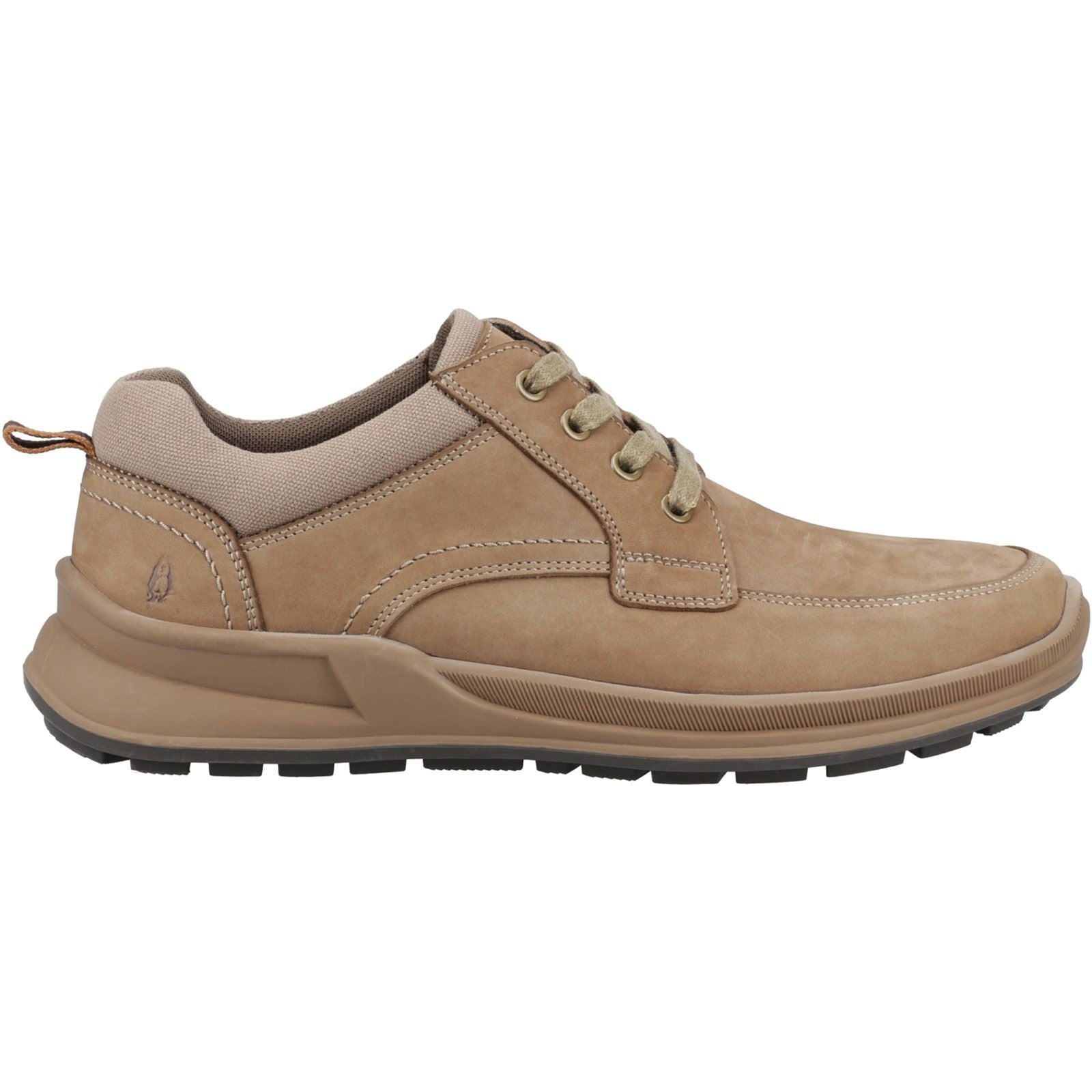 Hush Puppies Adam Chaussures Pour Hommes En Daim Taupe À Lacets