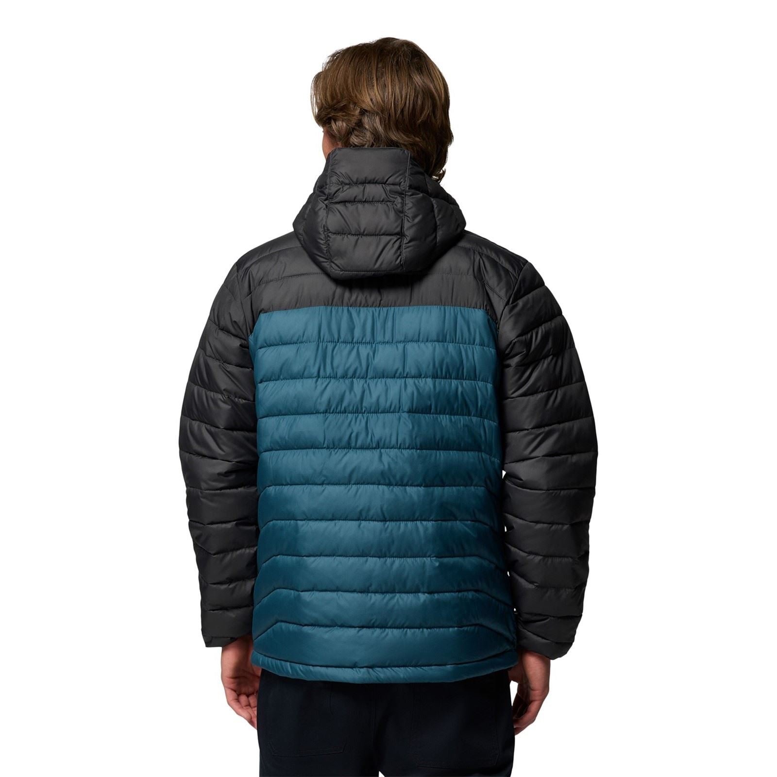 Columbia Powder Lite II Hooded Jacket Veste En Duvet Bleue Pour Homme