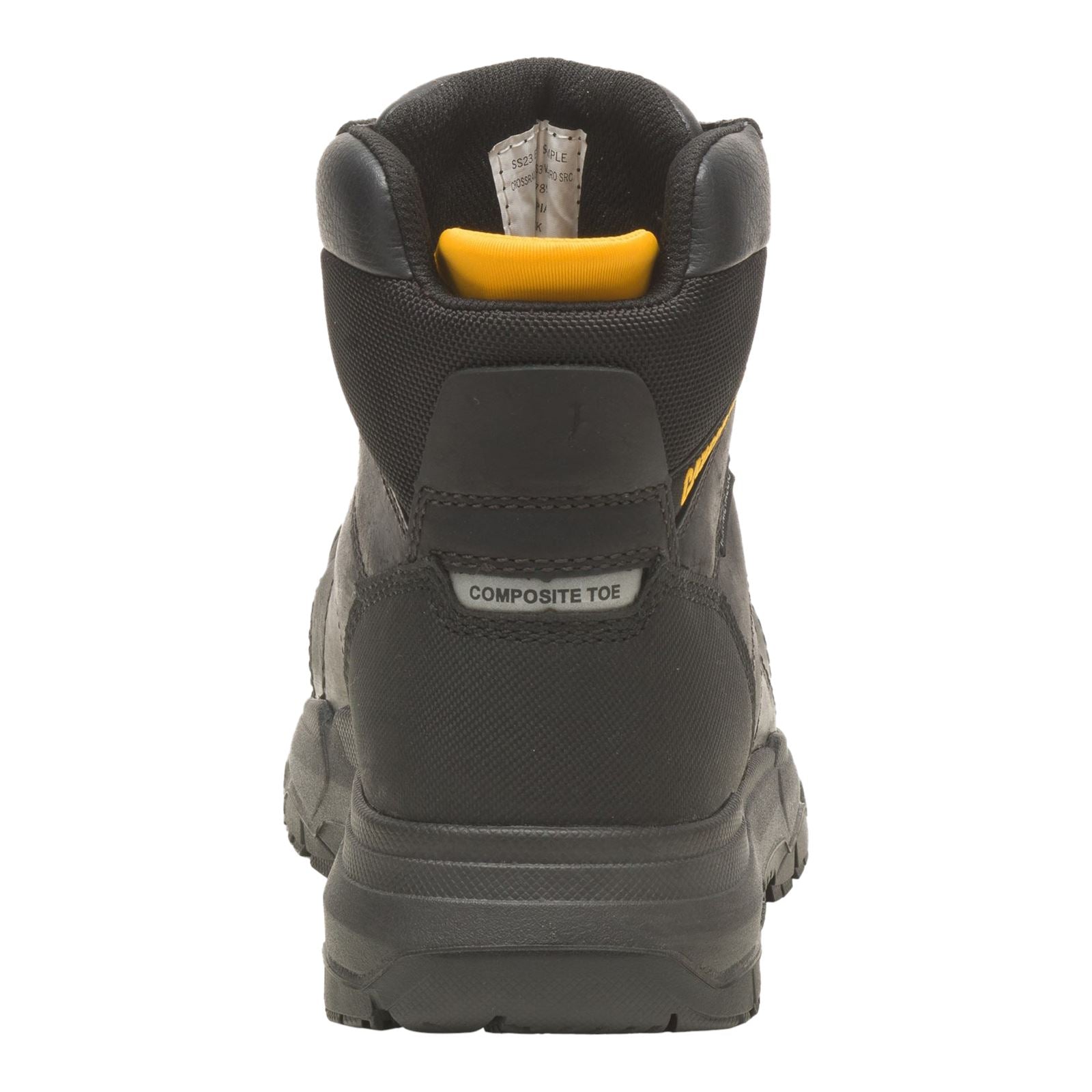 Caterpillar Bottes De Sécurité En Cuir Noir Crossrail 2.0