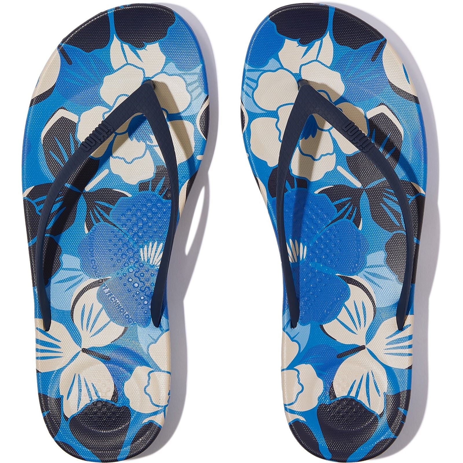 Fitflop iQushion Blossom Polyuréthane Femme Bondi Bleu Mix