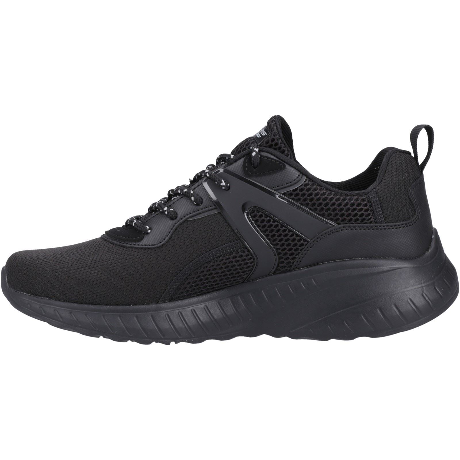 Skechers Bobs Squad Chaos Elevated Drift Sneakers Noires Pour Hommes En Synthétique
