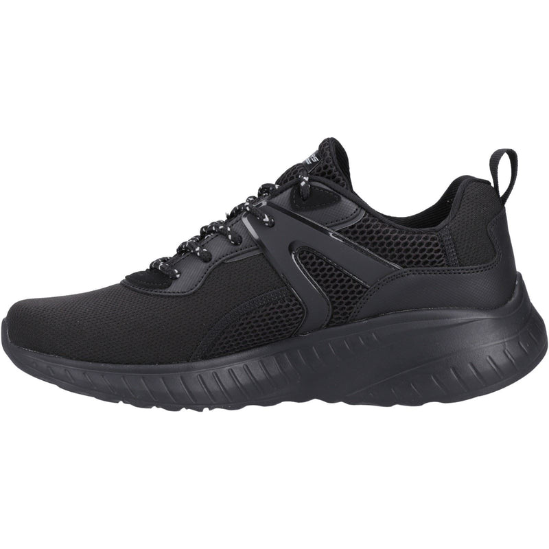Skechers Bobs Squad Chaos Elevated Drift Sneakers Noires Pour Hommes En Polyuréthane