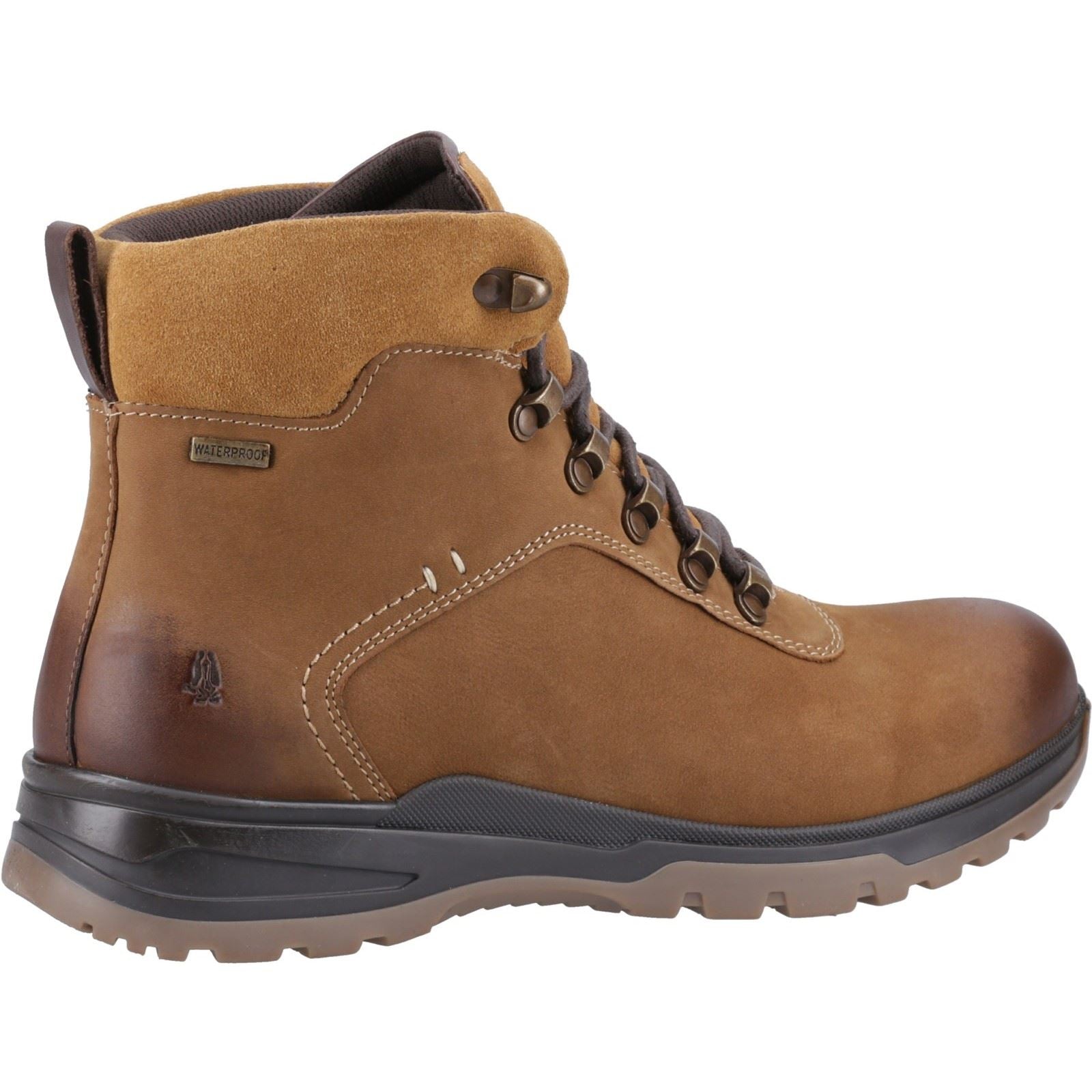 Hush Puppies Paul Bottes En Cuir Pour Homme Marron Clair