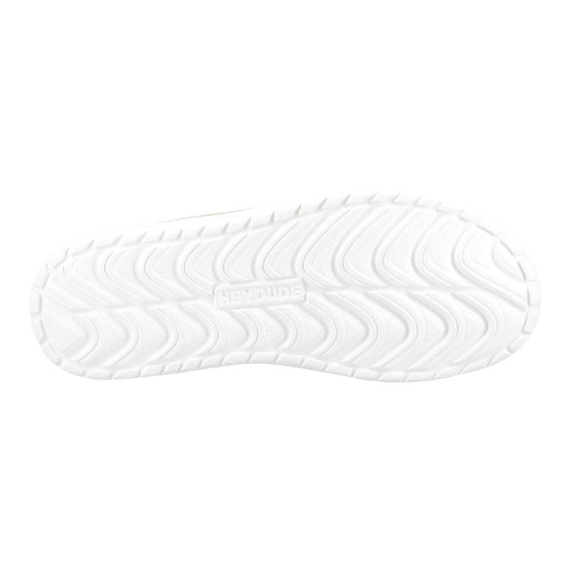 HEYDUDE Mikka Jute Chaussures Mocassins Pour Hommes En Lin Couleur Crème Irlandaise