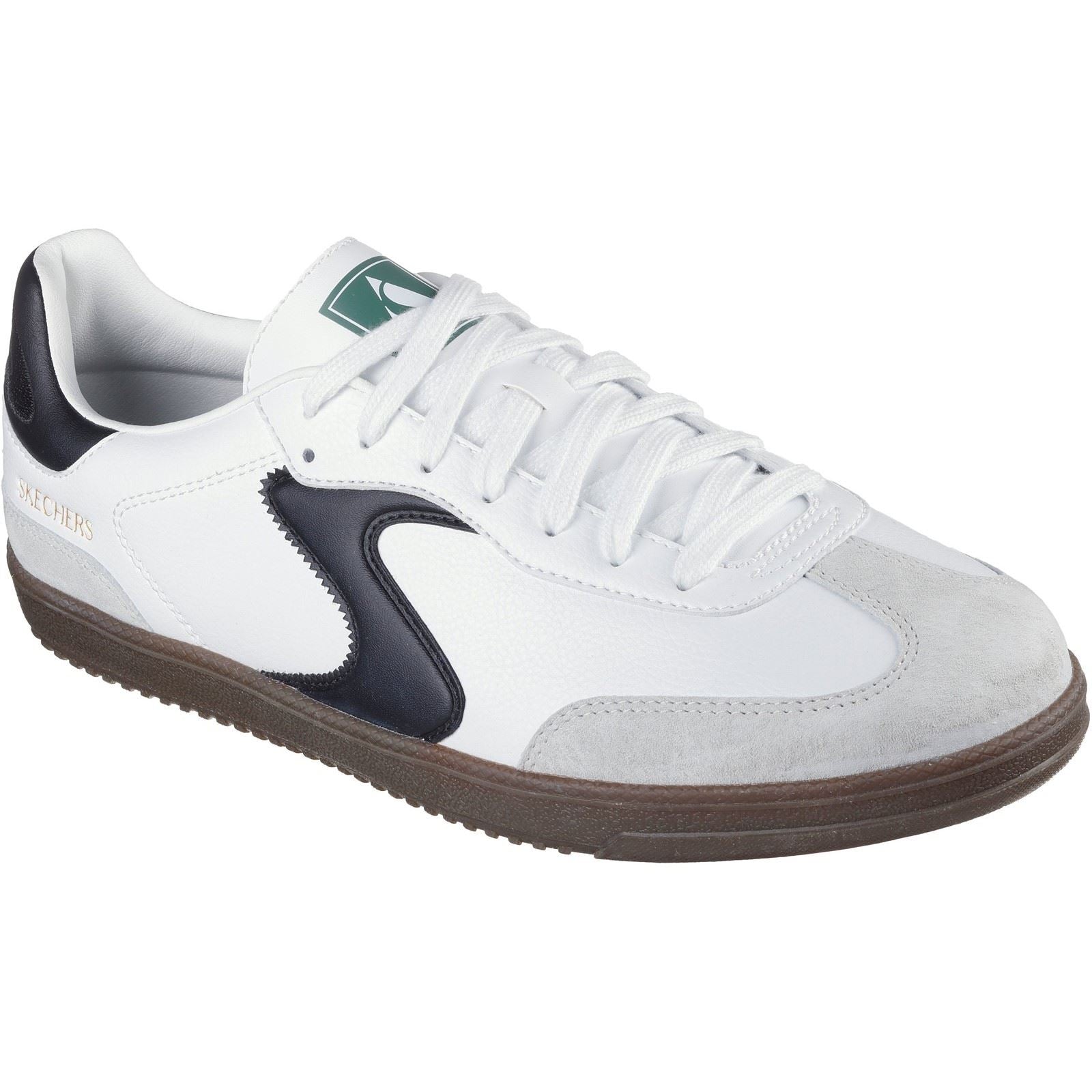 Skechers Hotshot Pyke Baskets Blanches/Noires Synthétiques Pour Homme