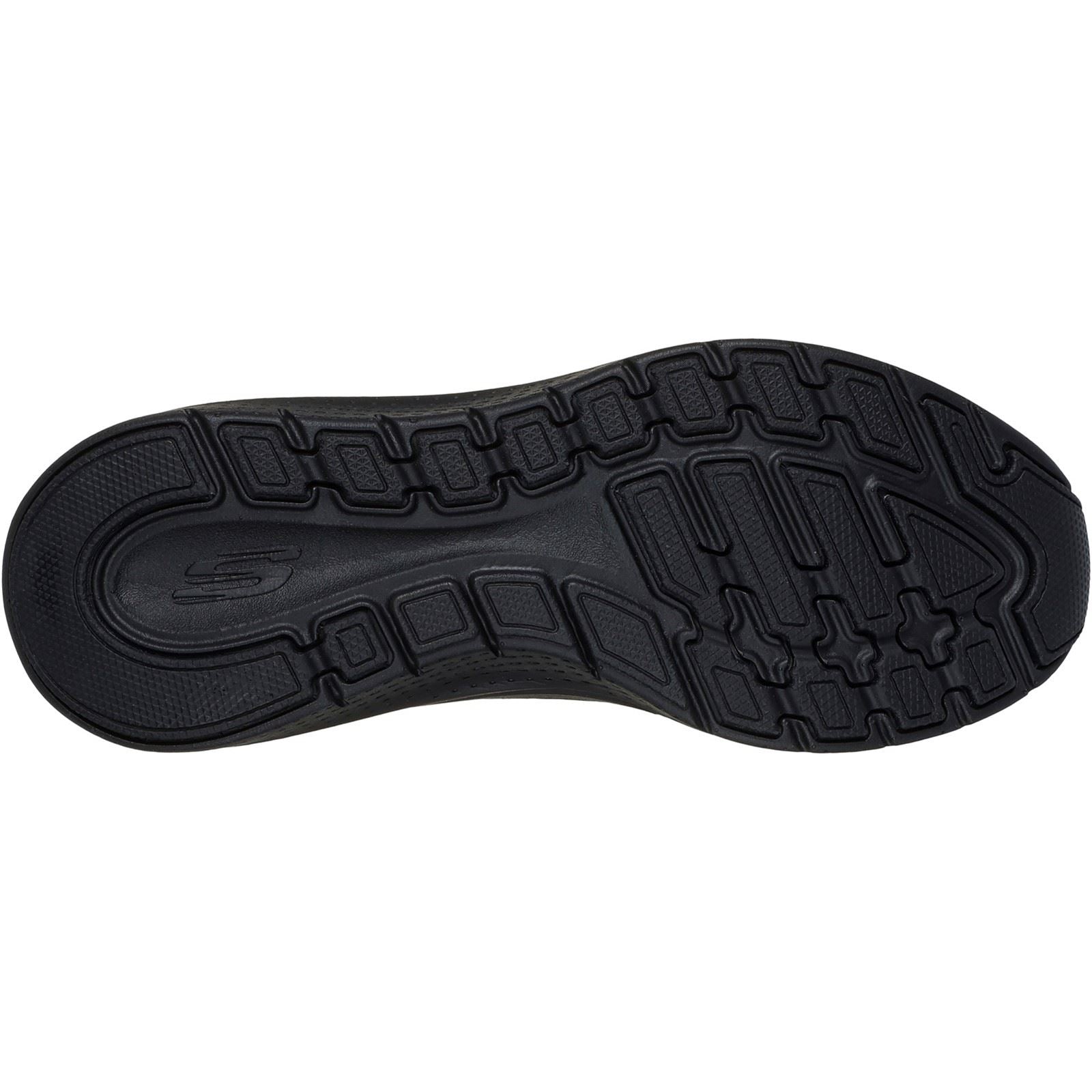 Skechers Arch Fit 2.0 Big League Sneakers Noires Pour Femmes En Textile