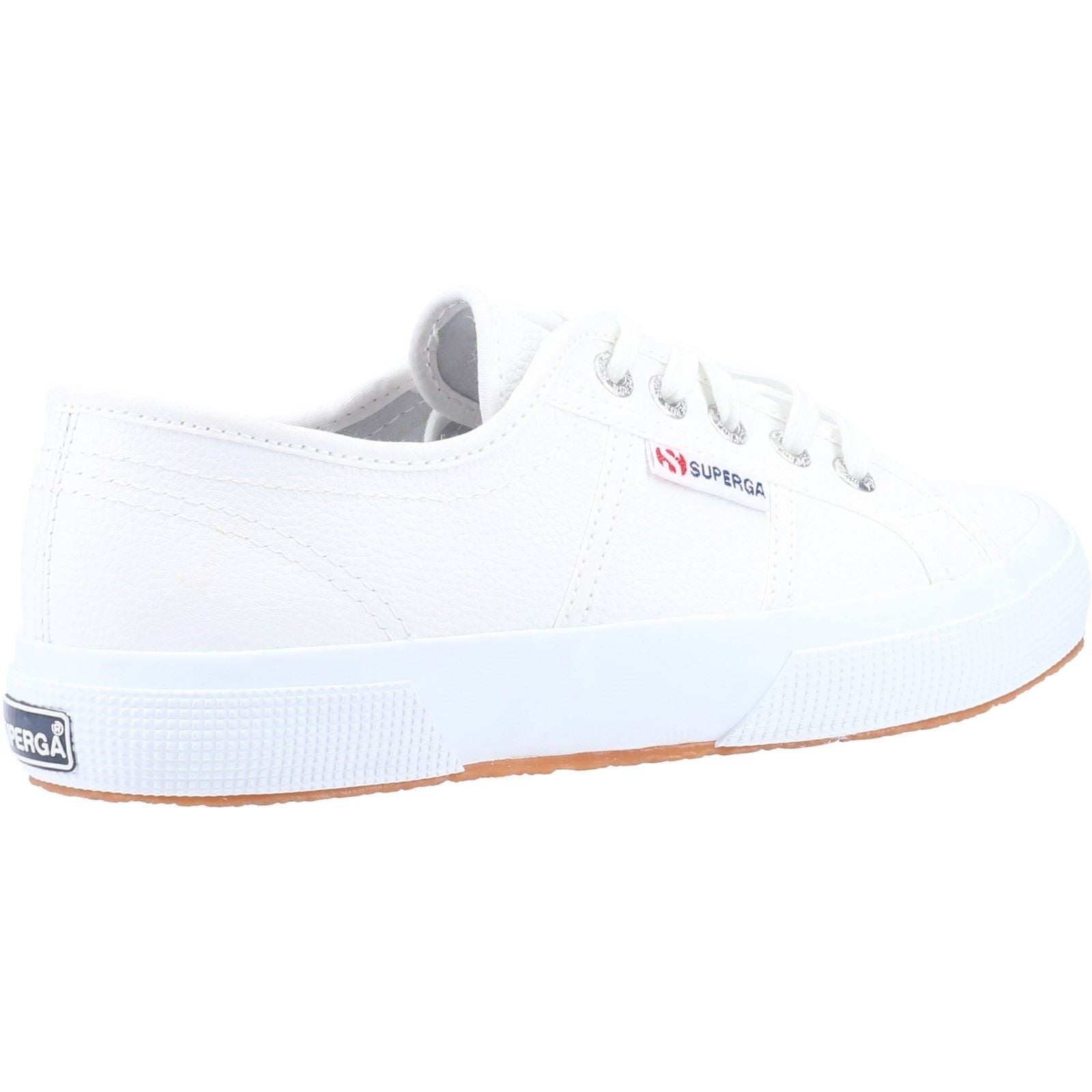 Superga 2750 Baskets Blanches En Cuir Pour Femmes