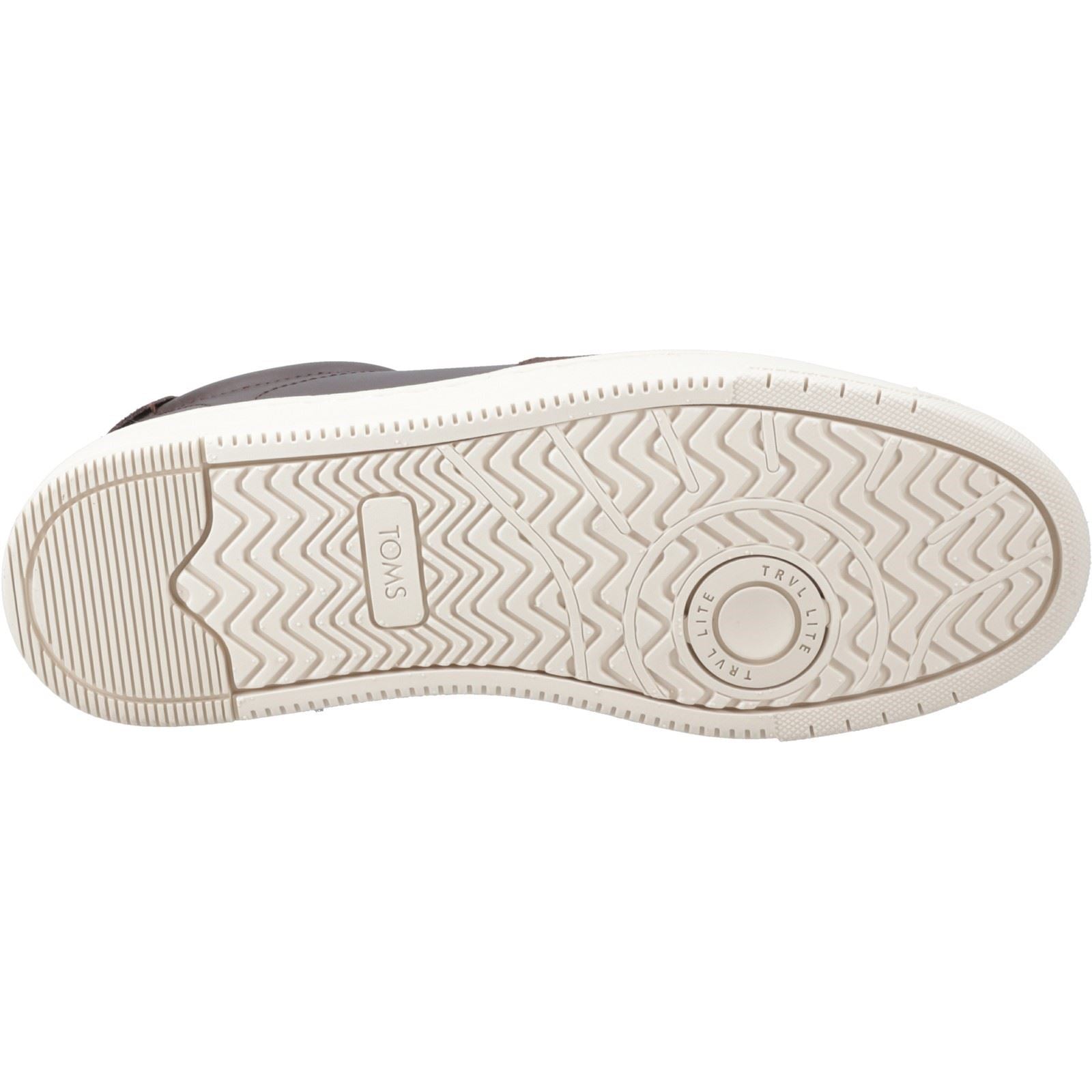 TOMS TRVL Lite Court Baskets En Cuir Marron Pour Hommes