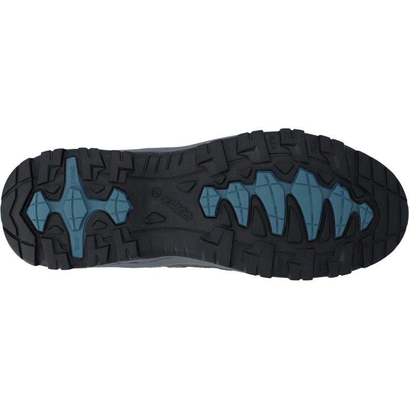 Hi-Tec Bandera Expedition Chaussures De Randonnée Pour Homme En Cuir Gris Foncé/gris Port Sur Mer