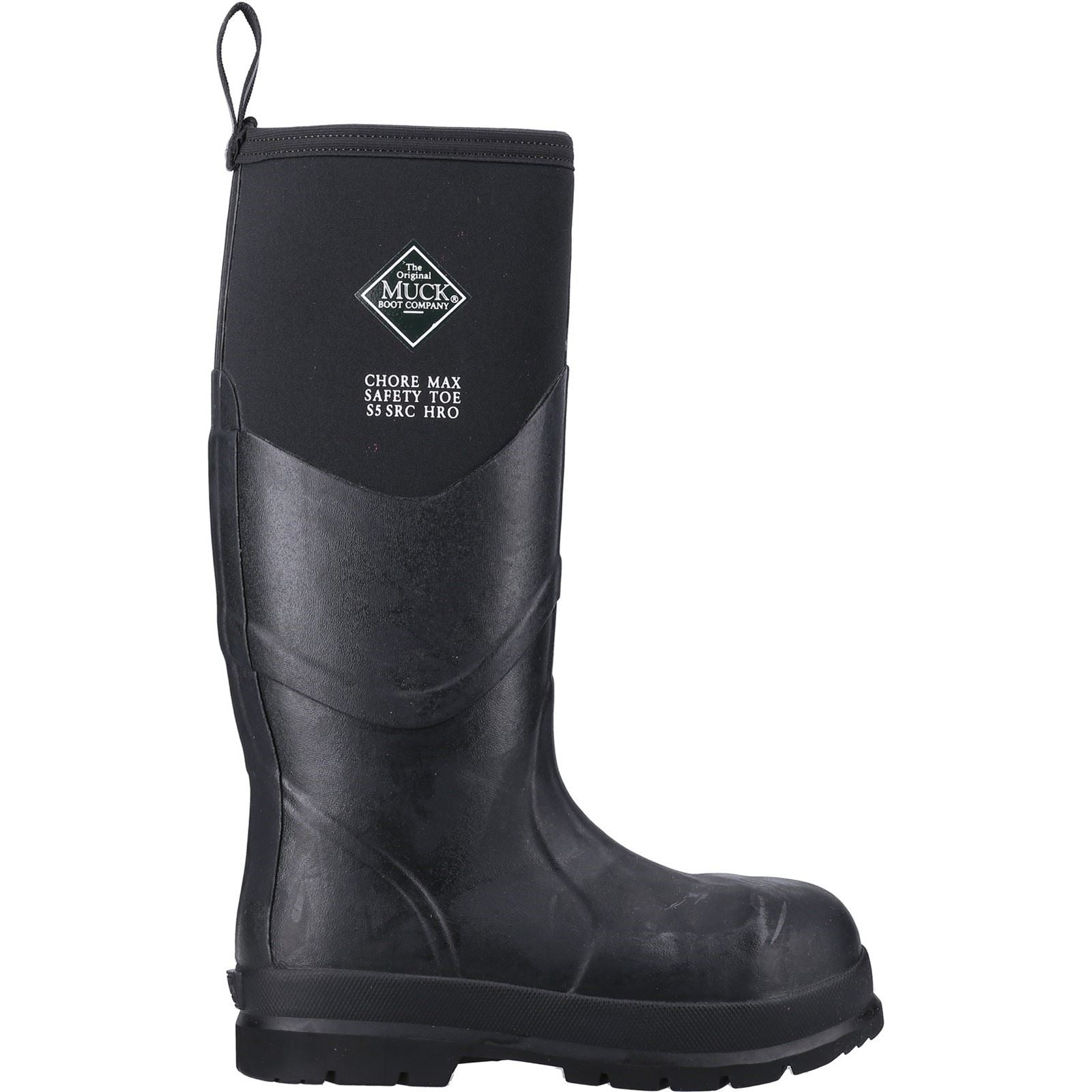 Muck Boots Chore Max S5 Bottes En Caoutchouc Noires Wellington