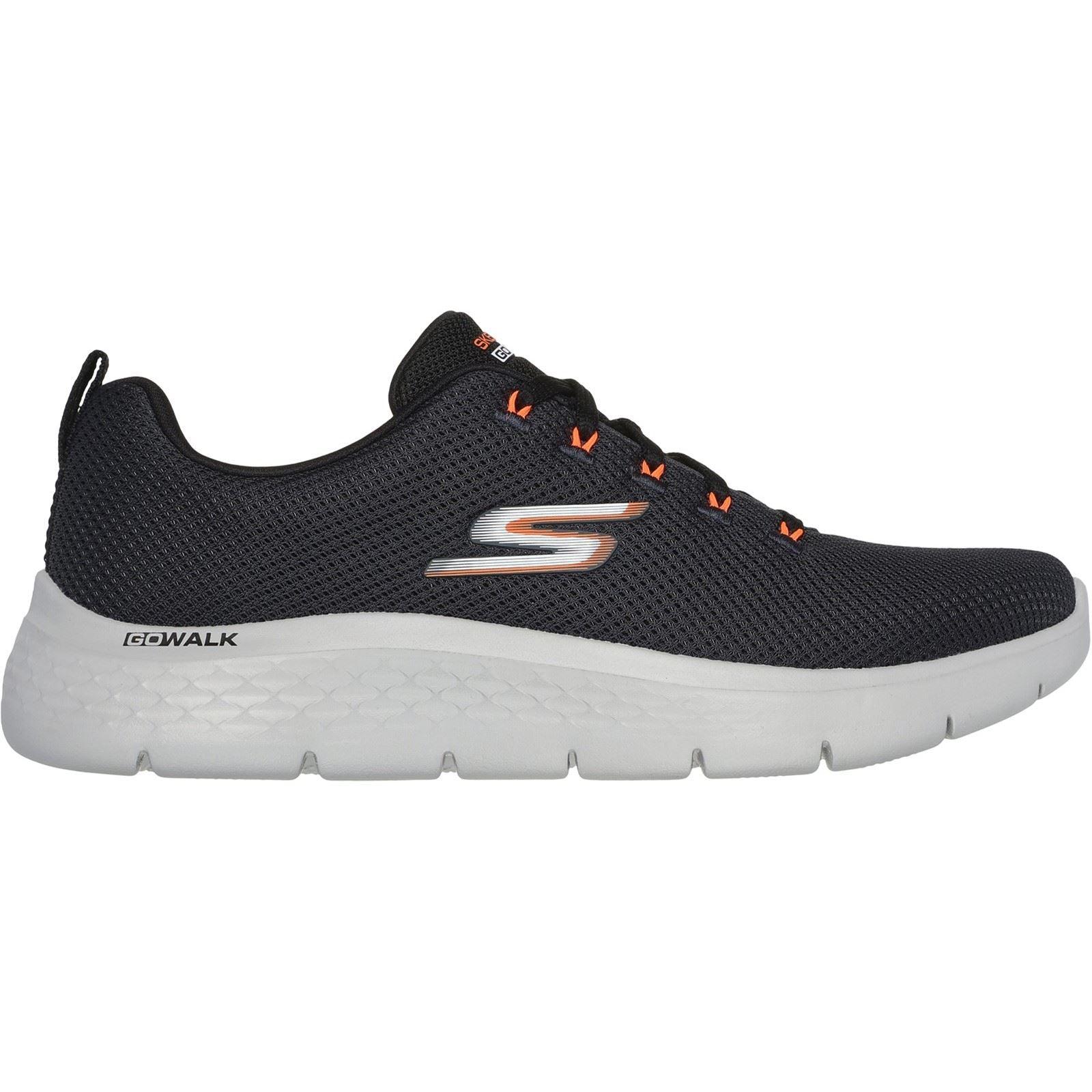Skechers GO WALK Flex Vespid Sneakers Pour Hommes En Toile Noir / Anthracite
