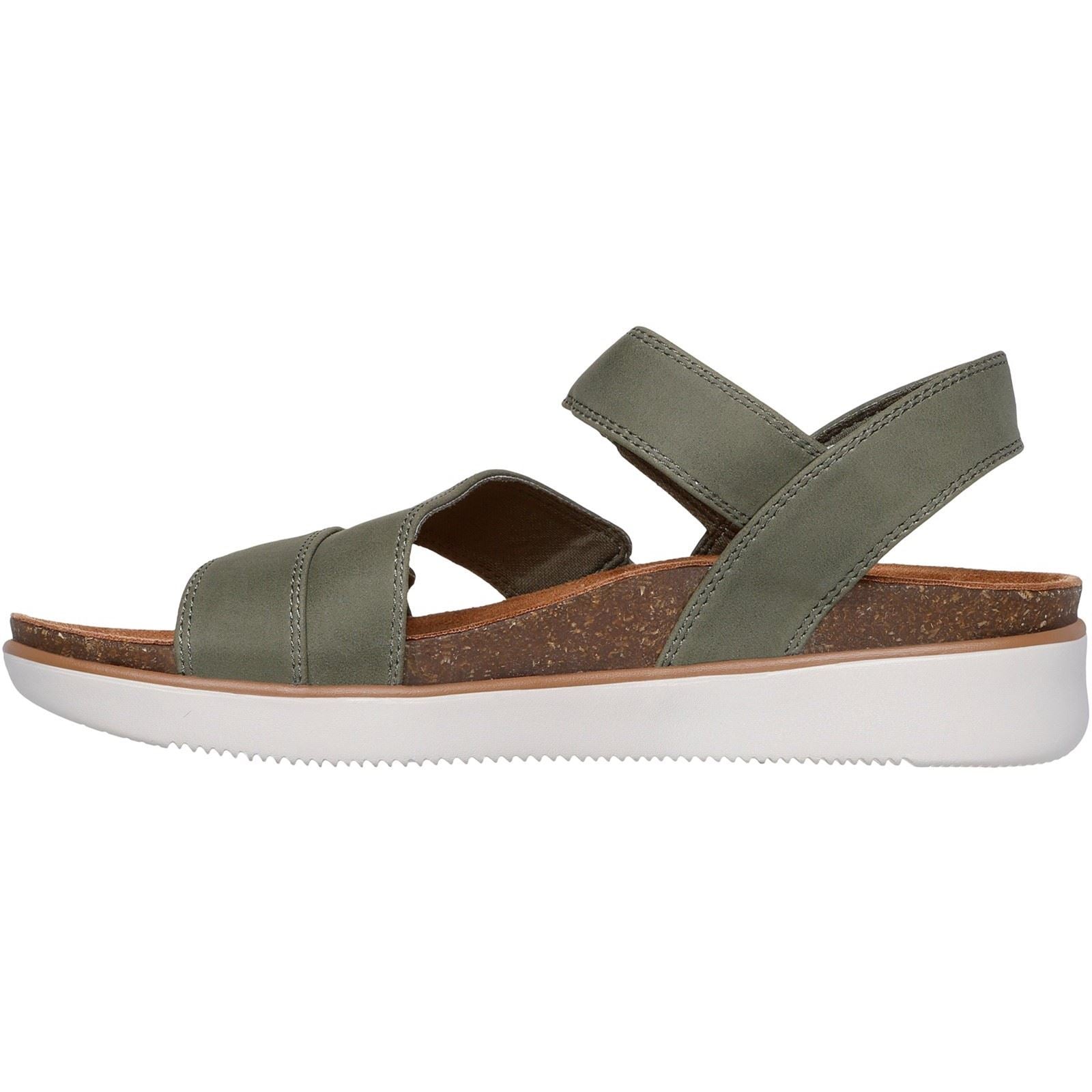 Skechers Lifted Comfort Sandales En Polyuréthane Pour Femmes Olive