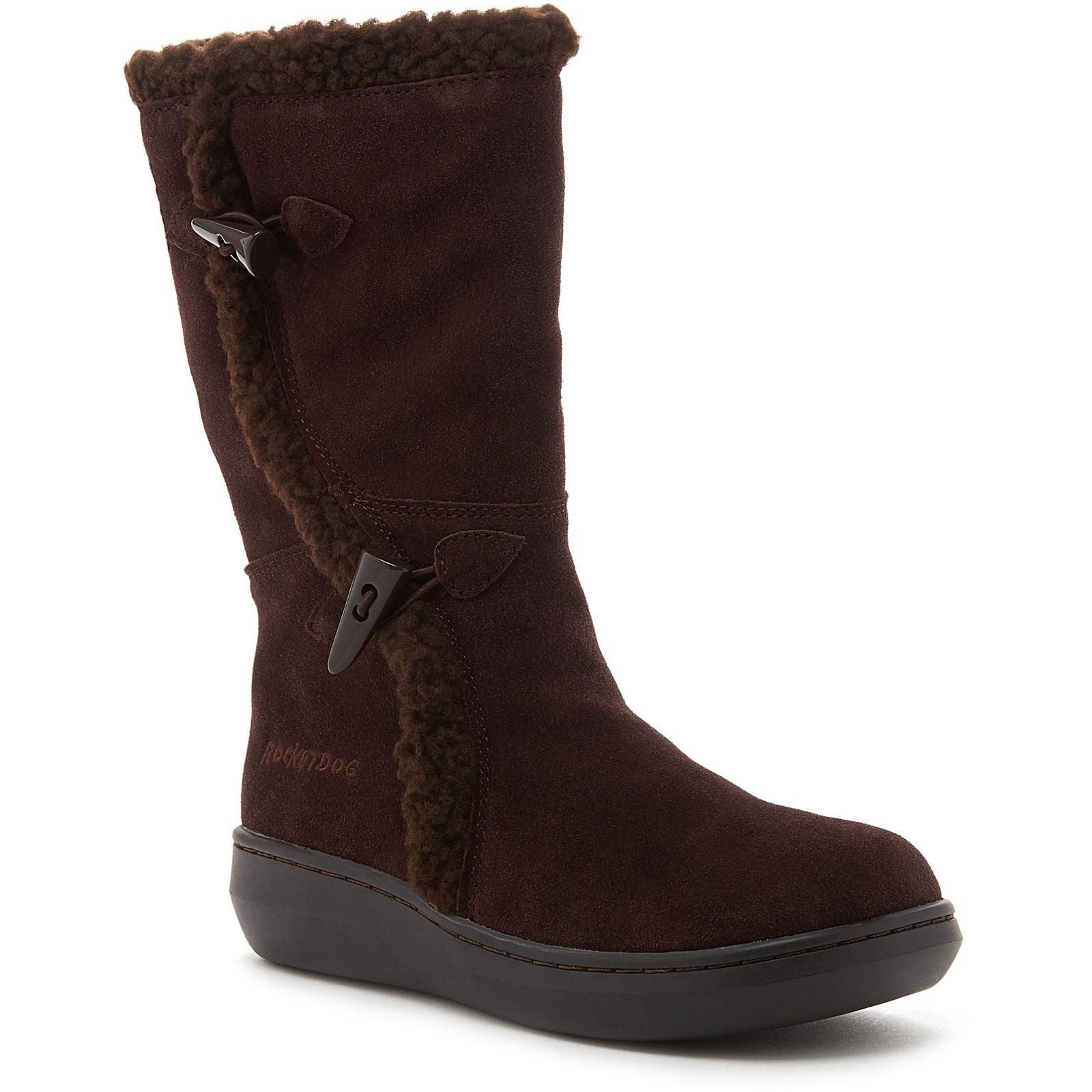 Rocket Dog Slope Bottes Pour Femmes En Daim Couleur Chocolat
