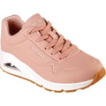 Skechers Uno Stand On Air Sneakers Rose Pour Femmes En Polyuréthane