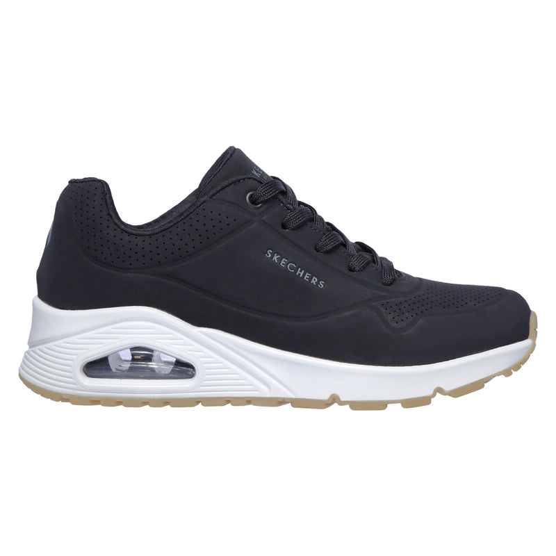 Skechers Uno Stand On Air Sneakers Noires Pour Femmes En Synthétique