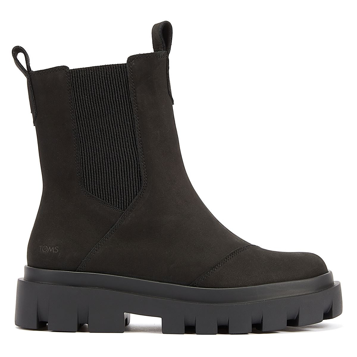 TOMS Bottes Noires En Cuir Pour Femme De La Marque Rowan.