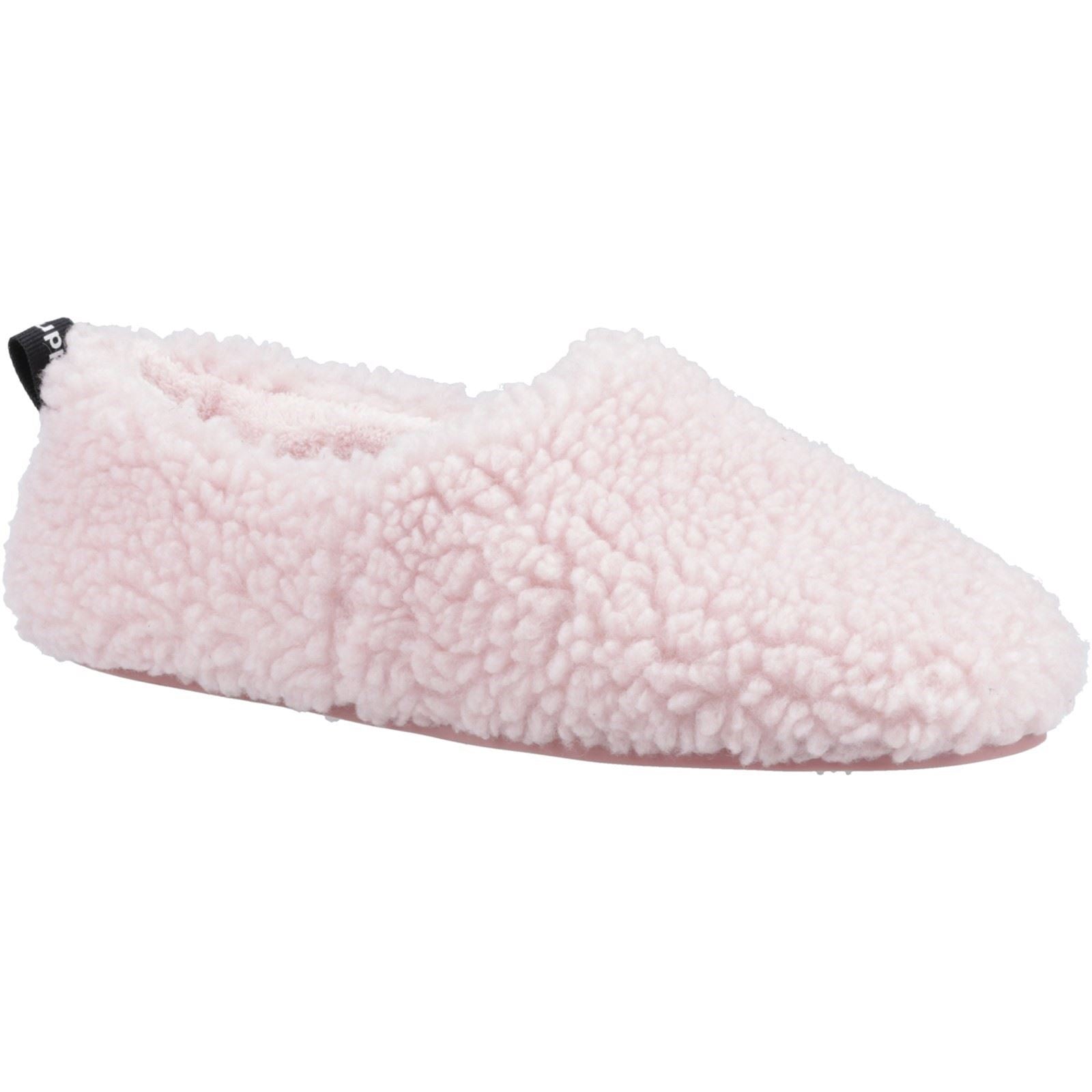 Hush Puppies Emily Chaussons Blush En Fausse Fourrure Pour Femmes