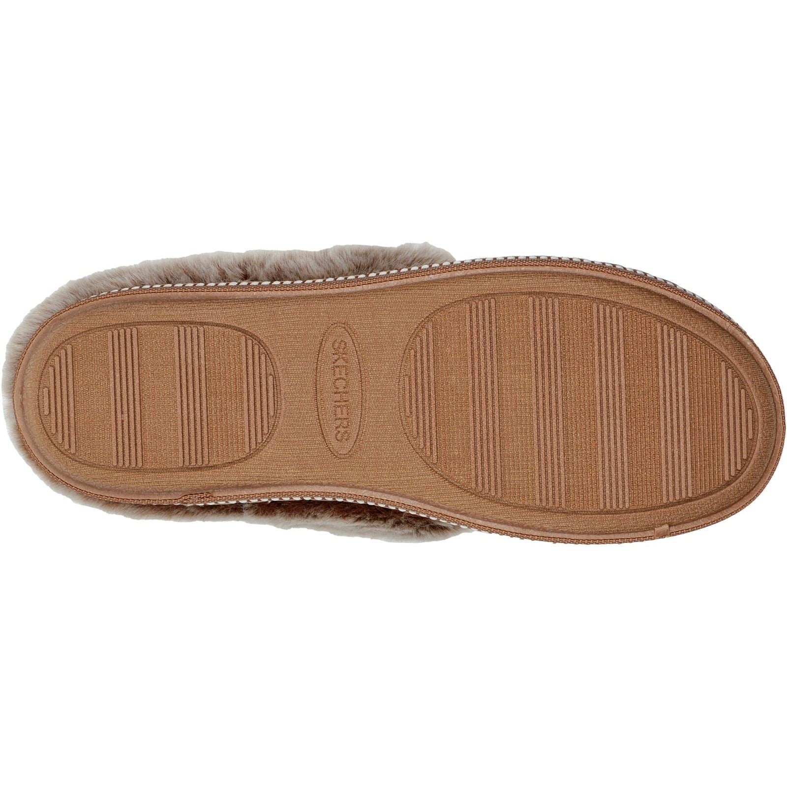 Skechers Cozy Campfire Lovely Life Chaussons En Synthétique Pour Femme, Couleur Châtaigne