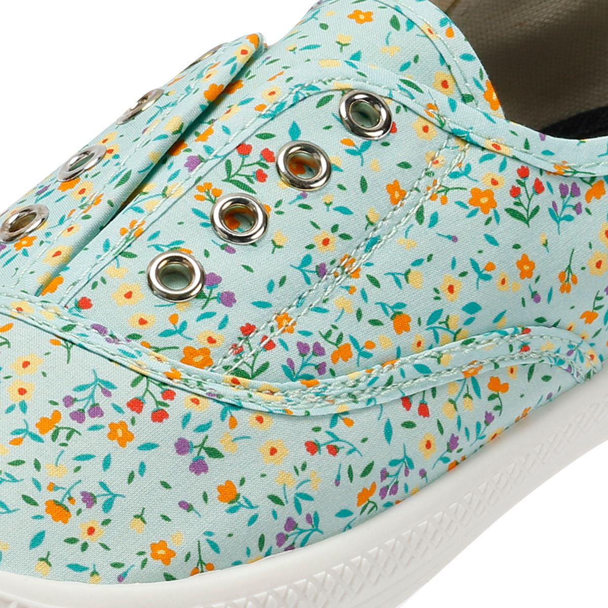 Penguin Anita Chaussures Vertes En Toile Pour Femmes