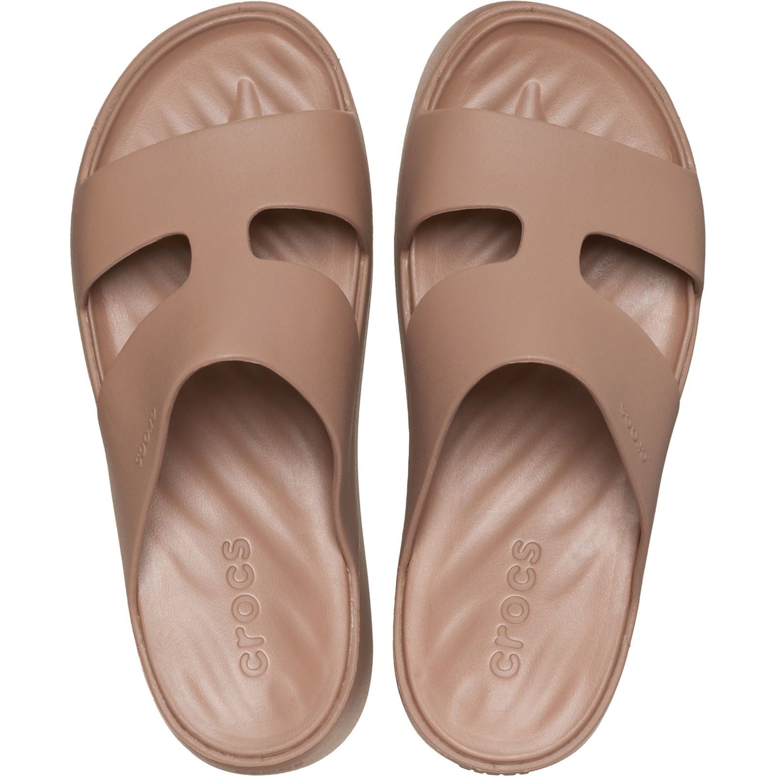 Crocs Getaway Platform H-Strap Sandales Latte Eva Pour Femmes