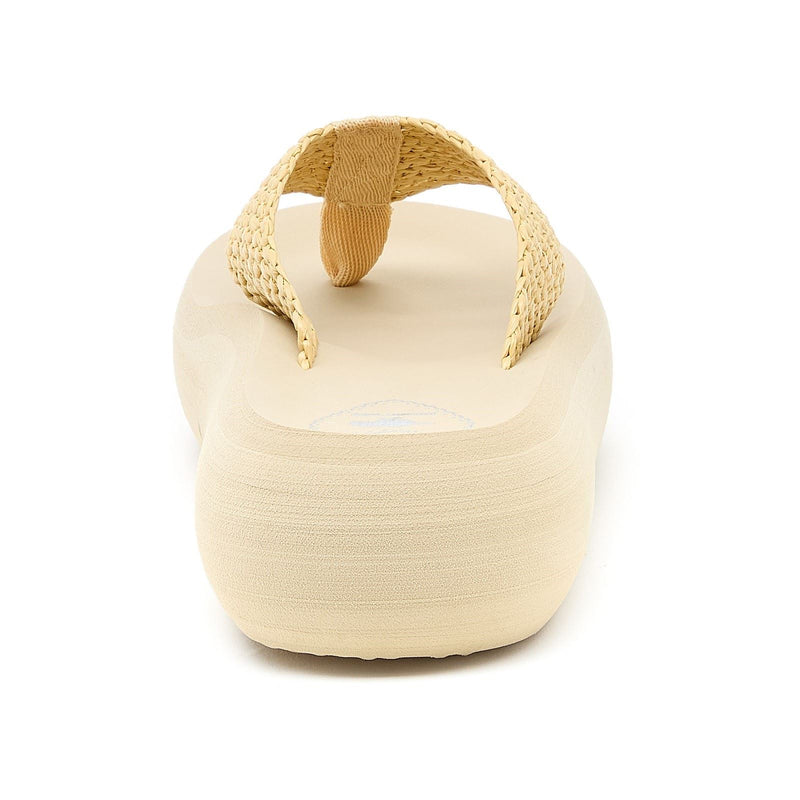 Rocket Dog Sandy Raffia Sandales Naturelles Pour Femmes En Textile