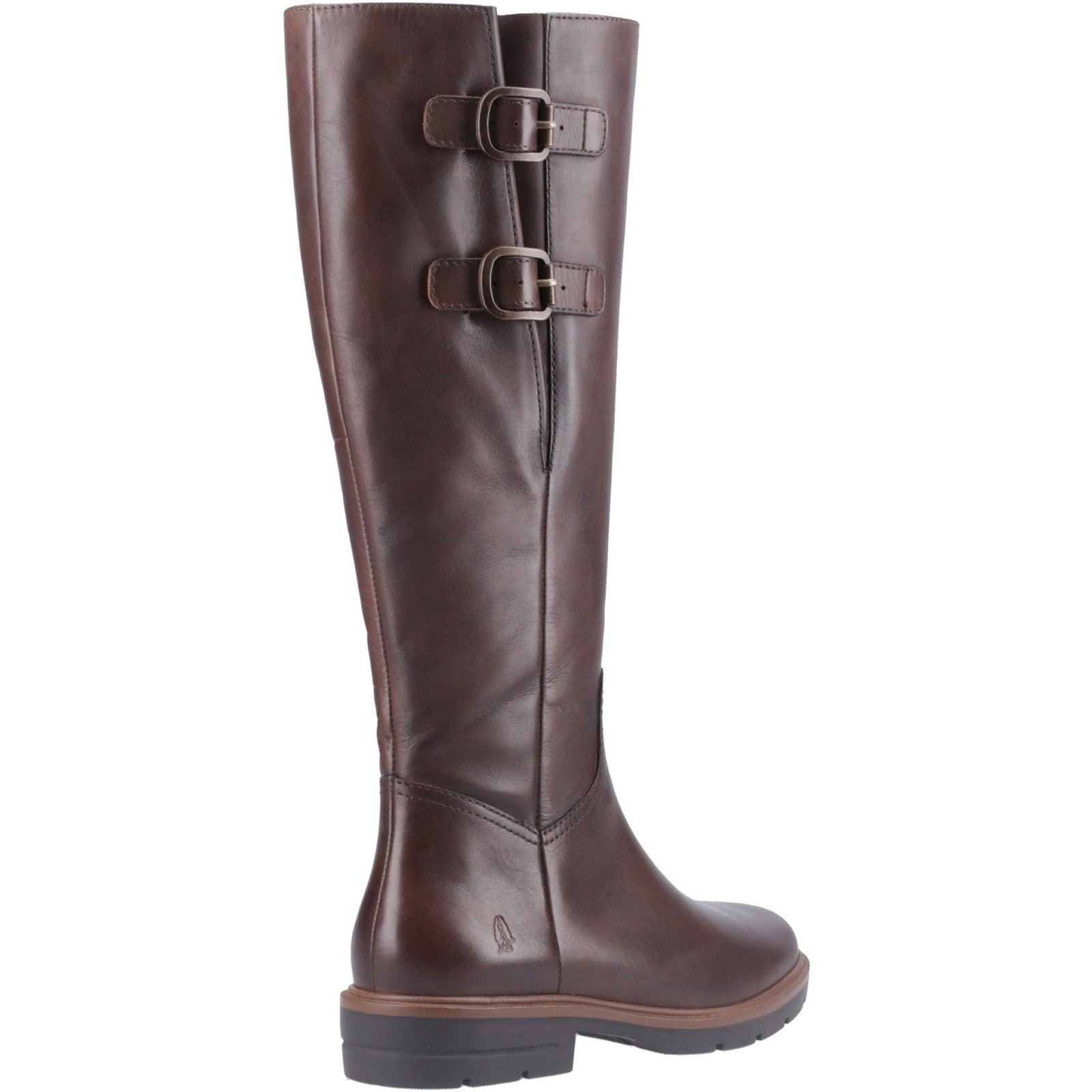 Hush Puppies Tallulah Bottes En Cuir Marron Pour Femmes