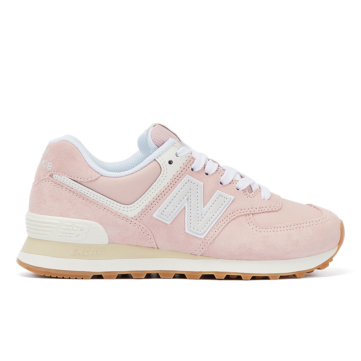 New Balance 574 Baskets En Daim Rose Pour Femmes